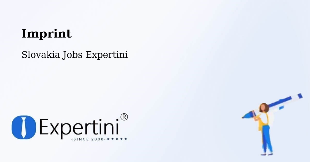 Imprint – Kováčová - Slovakia Jobs Expertini
