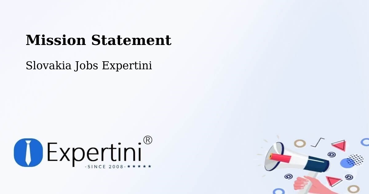 Corporate Mission – Kováčová - Slovakia Jobs Expertini