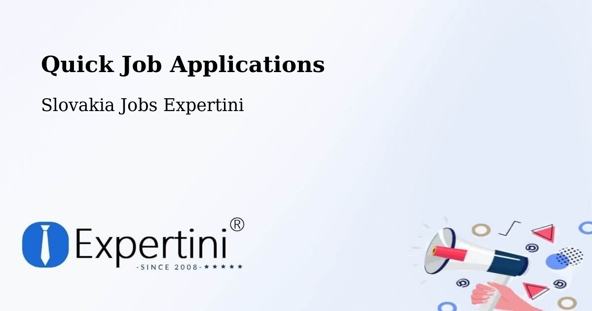 Quick Apply Feature – Kováčová - Slovakia Jobs Expertini